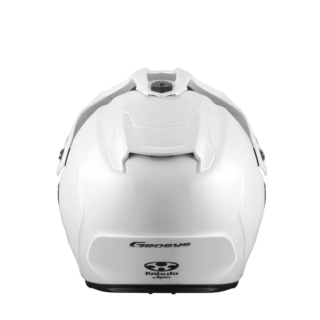 OGK KABUTO Motorcycle Helmet GEOSYS Pearl White Off-Road (Size L)