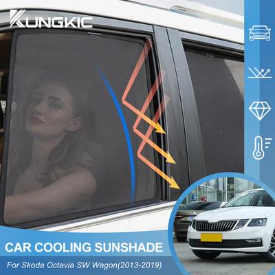 For Skoda Octavia SW Wagon 2013 2014 2015 2016 2017 2018  Front Windshield Blind Curtain Rear Side Window Sun Shades Visor