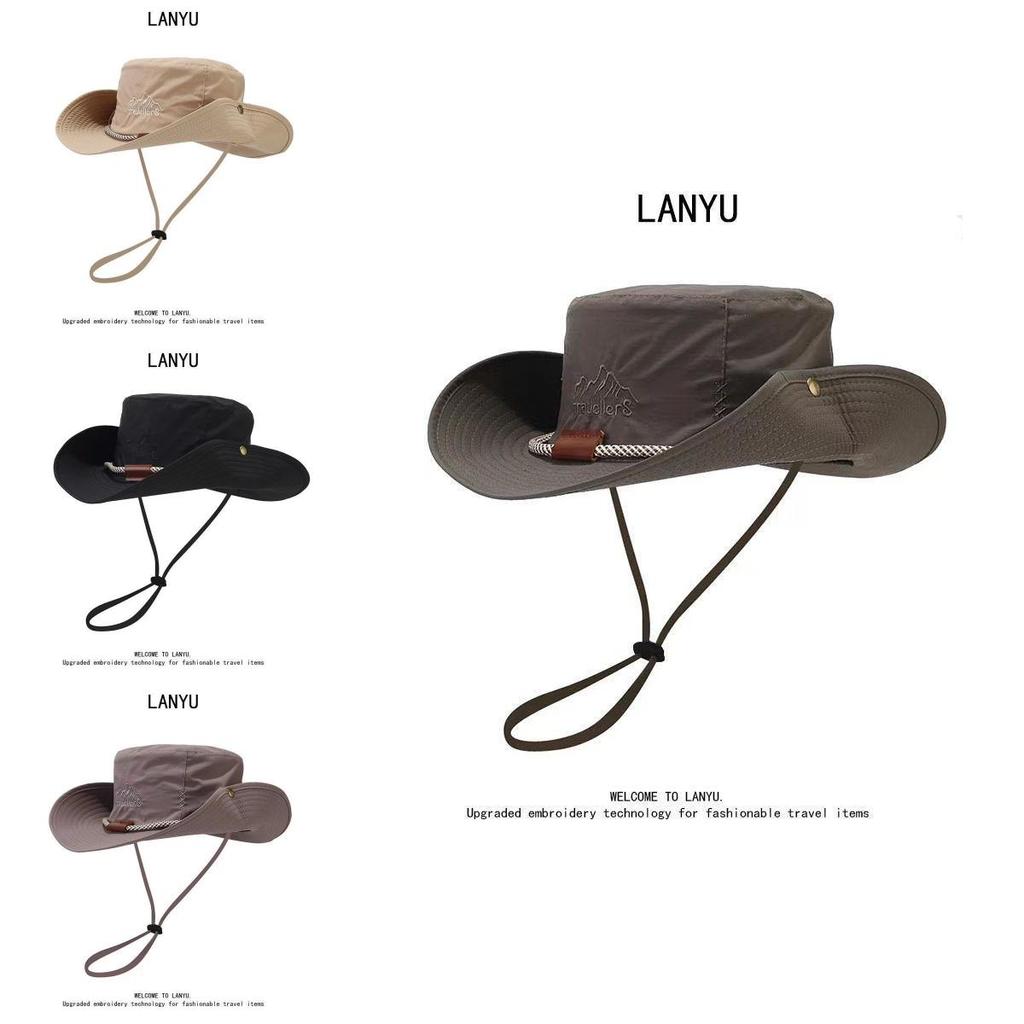 Waterproof Fast Dry Cowboy Hat For Hiking And Camping Summer Sun Protection