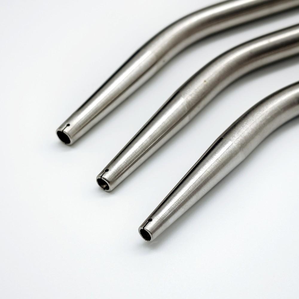 Hochwertiger Dental-Sauger mit starker Saugkraft, Saugschlauch, Saugnapf, Dredge-Suite, Edelstahlspitze mit Loch für Zahnchirurgie