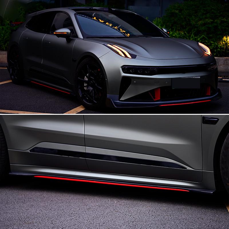 Premium Carbon Fiber Body Kit for Zeekr 001 FR: Front Bumper, Side Skirts, Rear Spoiler