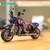 250PCS Vintage Motorcycle Creative Mech Motorcycle Model Building Blocks Assembly DIY Toys Ornaments Set Gift Boys Kids Birthday