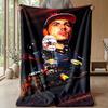 Max Verstappen Flanell Fleece Decke Gemütlich Warm Überwurfdecke für Sofa Bett Reise Ganzjahresgebrauch