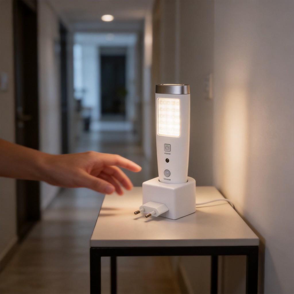 European Style Night Light With Motion Sensor Rechargeable For Home And Hotel Decor