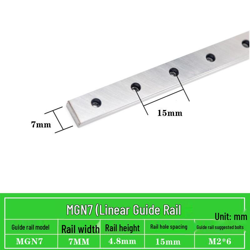 Miniature Linear Guide Block Slider Rail MGN/MGW Series (7C/9C/12C/15C/7H/9H/12H/15H)