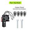 Für Bambu Lab P1S Hotend Komplette Baugruppe Upgrade Gehärteter Stahl Extruder-Kit Für X1 X1C P1P P1S Lüfterdüse X1 Carbon Hot End