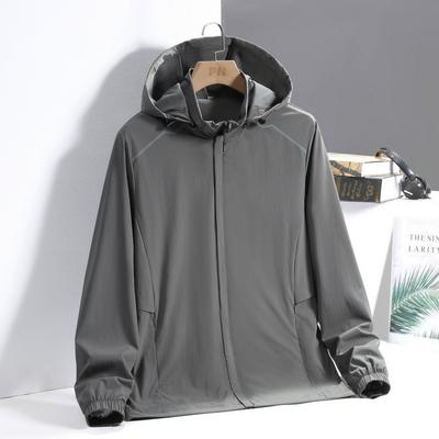 Outdoor Sports Men's Jacket Spring and Autumn Windproof Hooded Jacket Men's Thin Trench Coat Jacket Men's