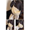 Crescent Bag Small Slings Crossbody Bag with Half Moon Shape Multi Pocket Slings Bag Hoboes Bags Slouchy Dumpling Bags
