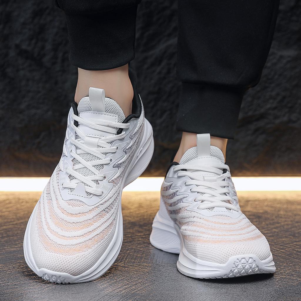Mode Hohe Qualität Walking Sneakers Herren Atmungsaktiv Große Größe 49 Freizeitschuhe für Herren Leichtgewicht Sport Laufschuhe Männlich