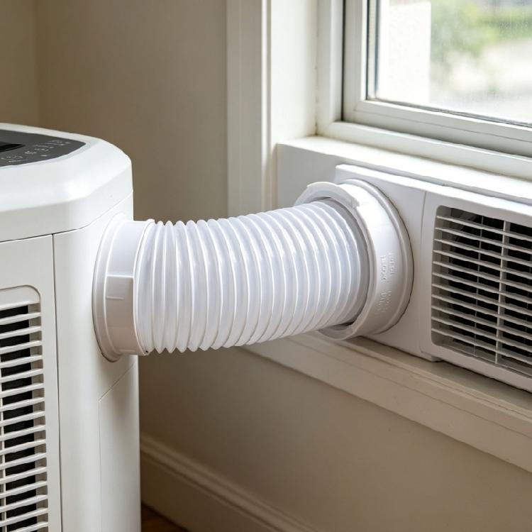 Plastic Mobile Air Conditioning Deflector Vents Hose Connector for Reliable Pipe Attachment and Convenient Maintenance In Bedroom Living Room and