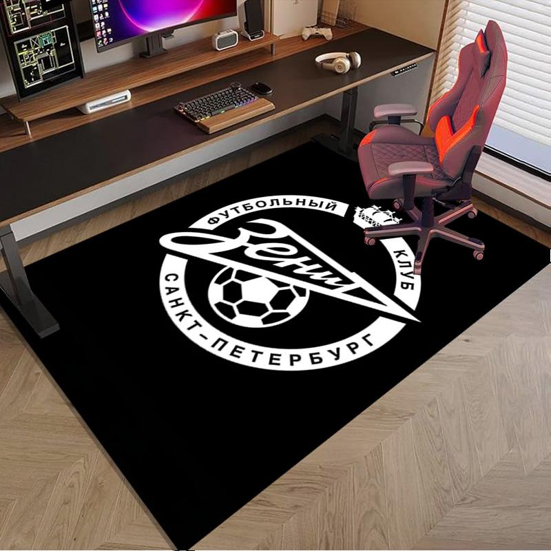 Football Club Emblem Printed Area Rug for Office, Chair Rug, Decorative Carpet Floor Mat, Large Size Fan gifts Christmas gifts
