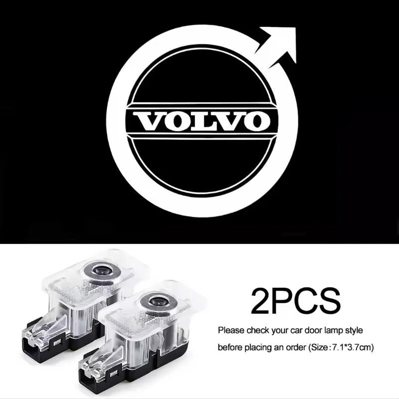 For Volvo Door Welcome Light LED Logo Projector Light Suitable For Volvo Rdesign Polestar AWD V50 S60 XC60 S40 XC40 XC90 V60 S8