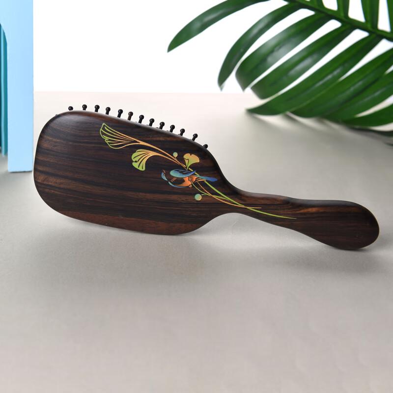 Tan Mujiang Ebony Air Cushion Massage Comb Gift Set