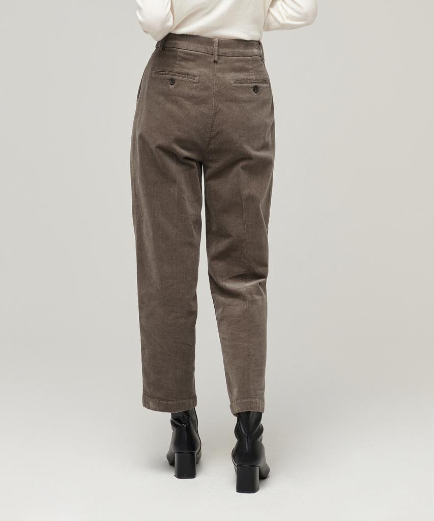 MUSINSA STANDARD WOMAN Women'S Tapered Corduroy Pants [Khaki Brown]