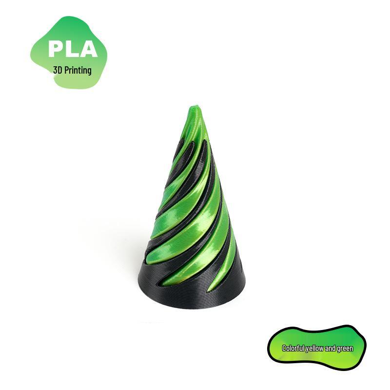 3D Printed Spinning Top: Dragon Figurine Decompression Toy - Two-Color Interlocking Educational Cone Toy