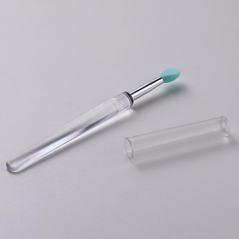 Portable Lip Brush Multifunctional Soft Silicone Head Lip Balm Lipstick