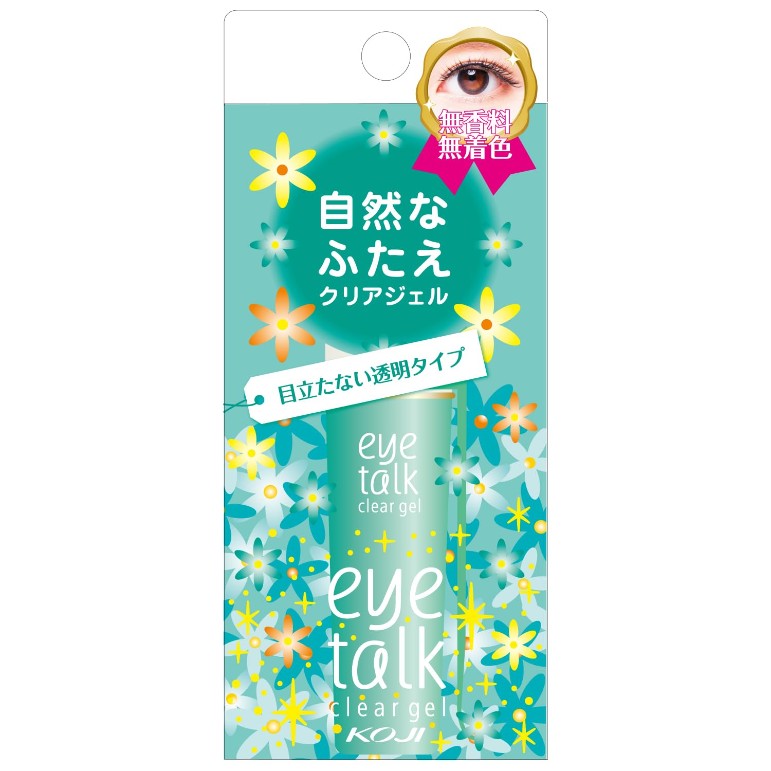 

Koji Eye Talk Clear Double Eyelid Discreet Transparent Type Gel, Cosmetics, Fragrance-Free, Color-Free,