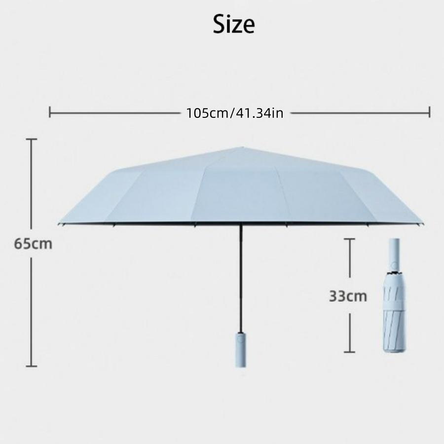60 Bones Super Strong Windproof Automatic Folding Umbrella Reinforced Large UV Sunproof Sunny and Rainy Umbrellas Travel Outside