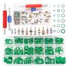 HVAC Repair Kit Tire Core Service Set with Assorted Replacement Cores, Rubber Gaskets and Hand Pieces for Routine Vehicle Upkeep