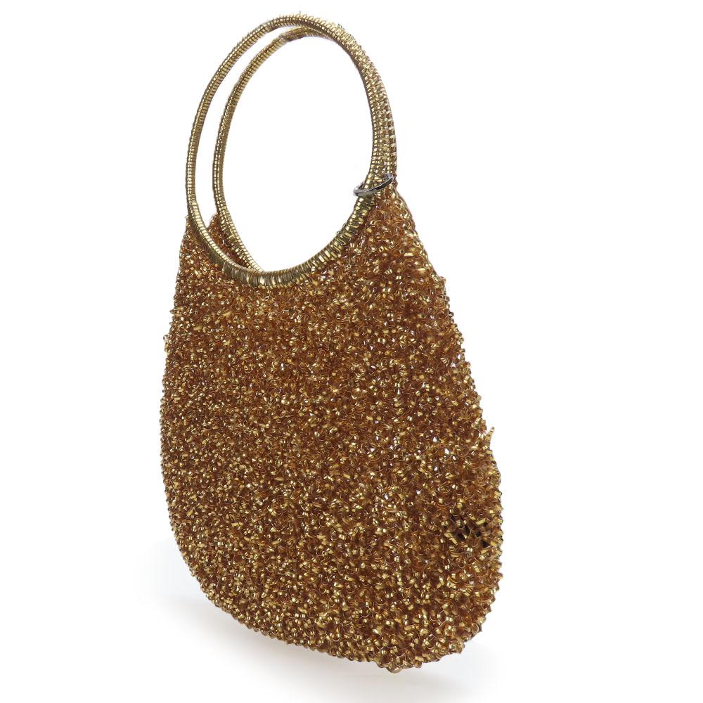 Used ANTEPRIMA Handbag Wire bag PVC Gold series Party
