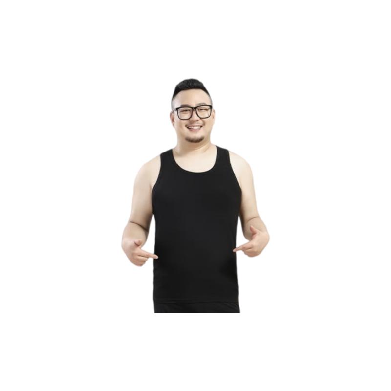Hengyuanxiang Enlarged Cotton Undershirt for Men Loose-Fitting Extra Large Size Athletic Tank Top