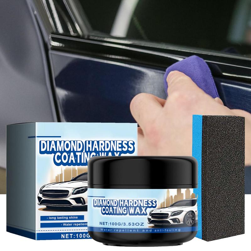 Car Wax Polish 100g Car Paint Repair Wax Car Scratch Wax With Sponge To Shine & Protect For Cars Trucks Motorcycles RV's & More