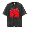 VTG Himsa Band T Shirt Size XL Y2K Metal Metalcore long or short sleeves vintage Washed graphic Comfortable Slightly Stretched