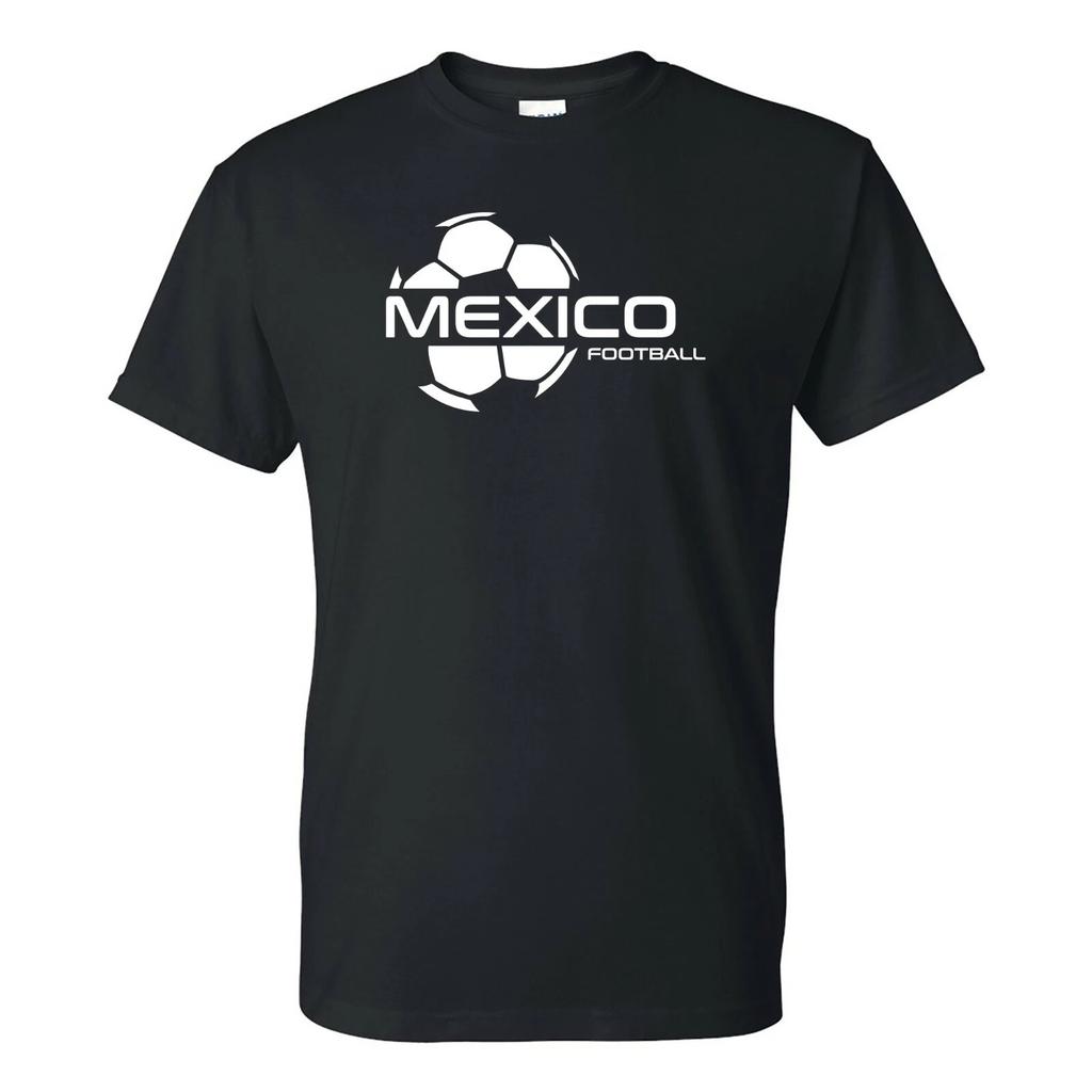 Mexico Football Strike - Soccer Sports Short Sleeve T-Shirt - Black