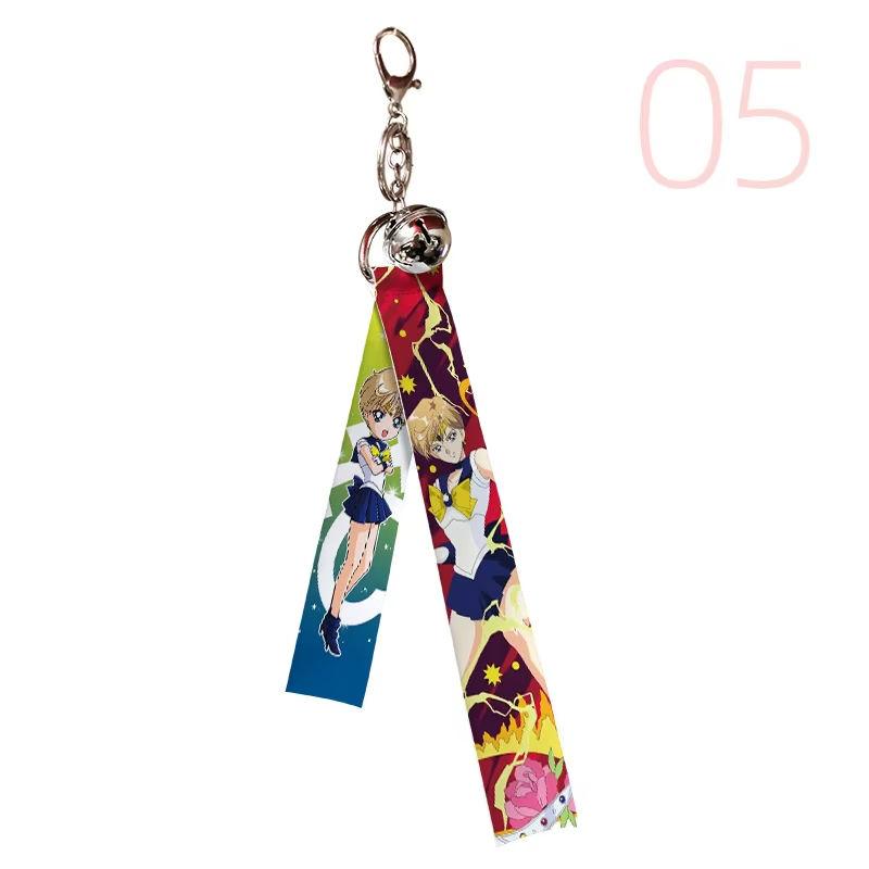 Sailor Moon Keychain, Anime Ribbon Pendant for Backpack/Keys/Bag, Ideal Gift for Anime Lovers