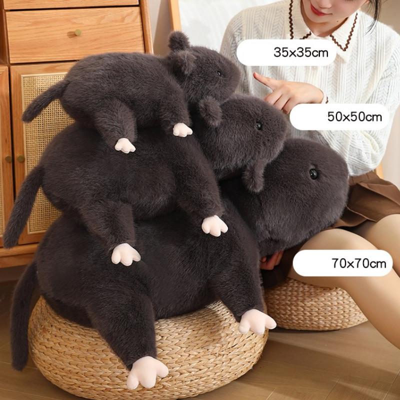 Adorable Cartoon Plush Mouse Doll Soft Pillow Cushion For Kids Birthday Gift