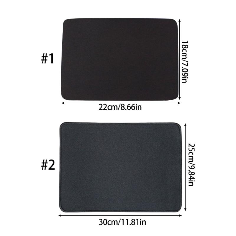 Mouse Pad Gaming Mouse Pad Desktop Laptop Computer Simple Black Office Rubber Small Antislip Pad Rubber Base Carpet
