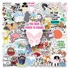 50 Animal Quote Graffiti Stickers: Creative Cartoon English Designs for Phone, Water Bottle, and Computer Decoration