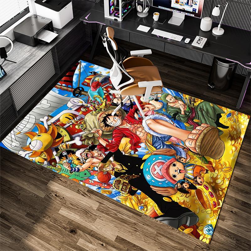 Anime Carpet Rug for Living Room Bedroom Home Sofa Decoration, Non-slip Floor Mat