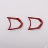 Red For BMW F20 F22 F21 F30 F32 F33 F36 F06 F12 F13 X5 F15 X6 F16 M-Sport ABS Steering Wheel Decoration Frame Trim