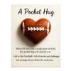 Golf Pocket Hug with Card Heart-Shaped Softball Golf Ball Pocket Hug Token Encouragement Keepsake Gift for Softball Lovers Golfers Sports Enthusiasts
