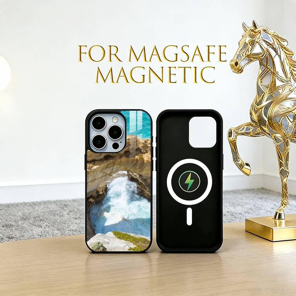 healing Phone Case For iPhone17,16,15,14,13,12,11 Plus,Pro Magnetic For Magsafe Wireless Charging
