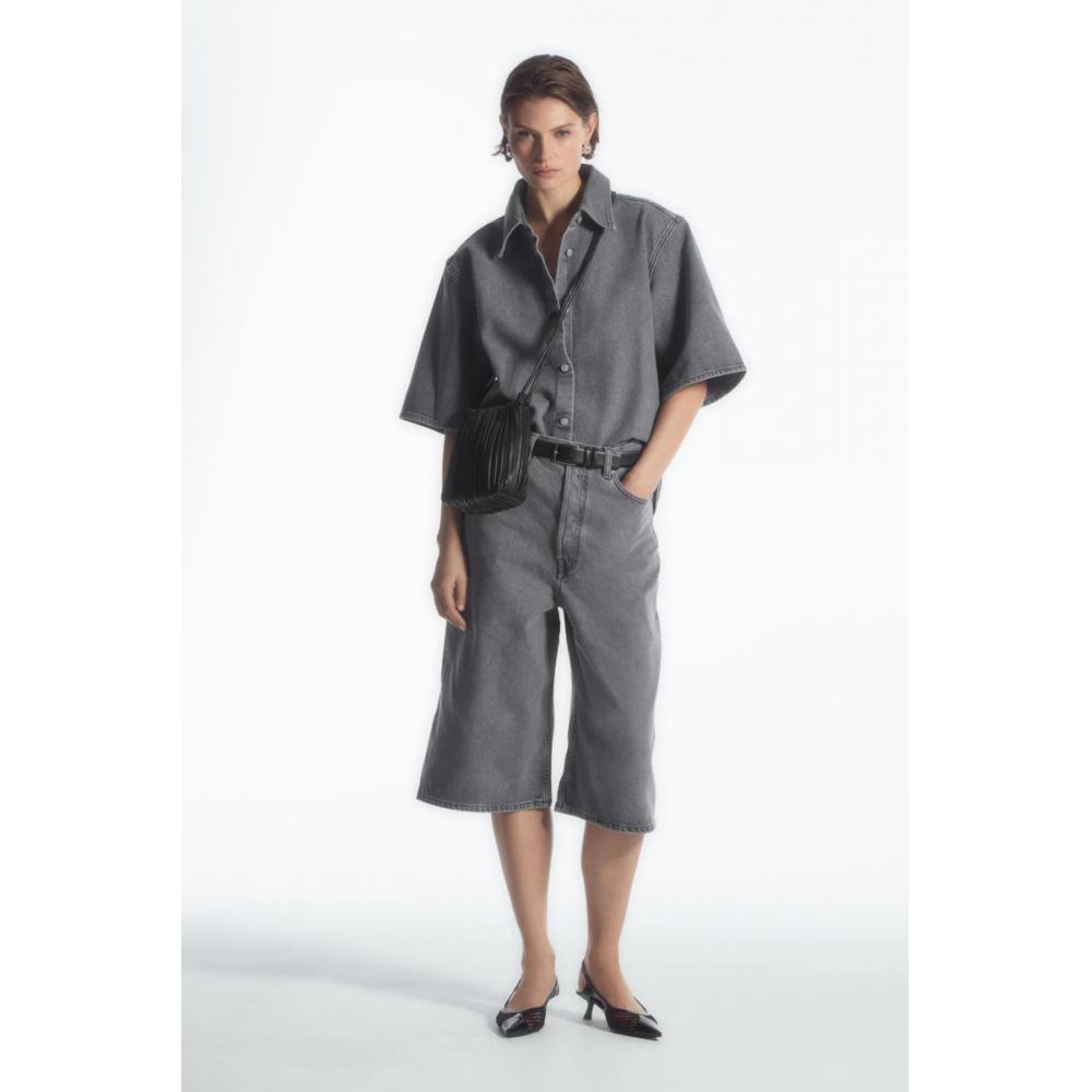 

COS Japan knee length denim shorts