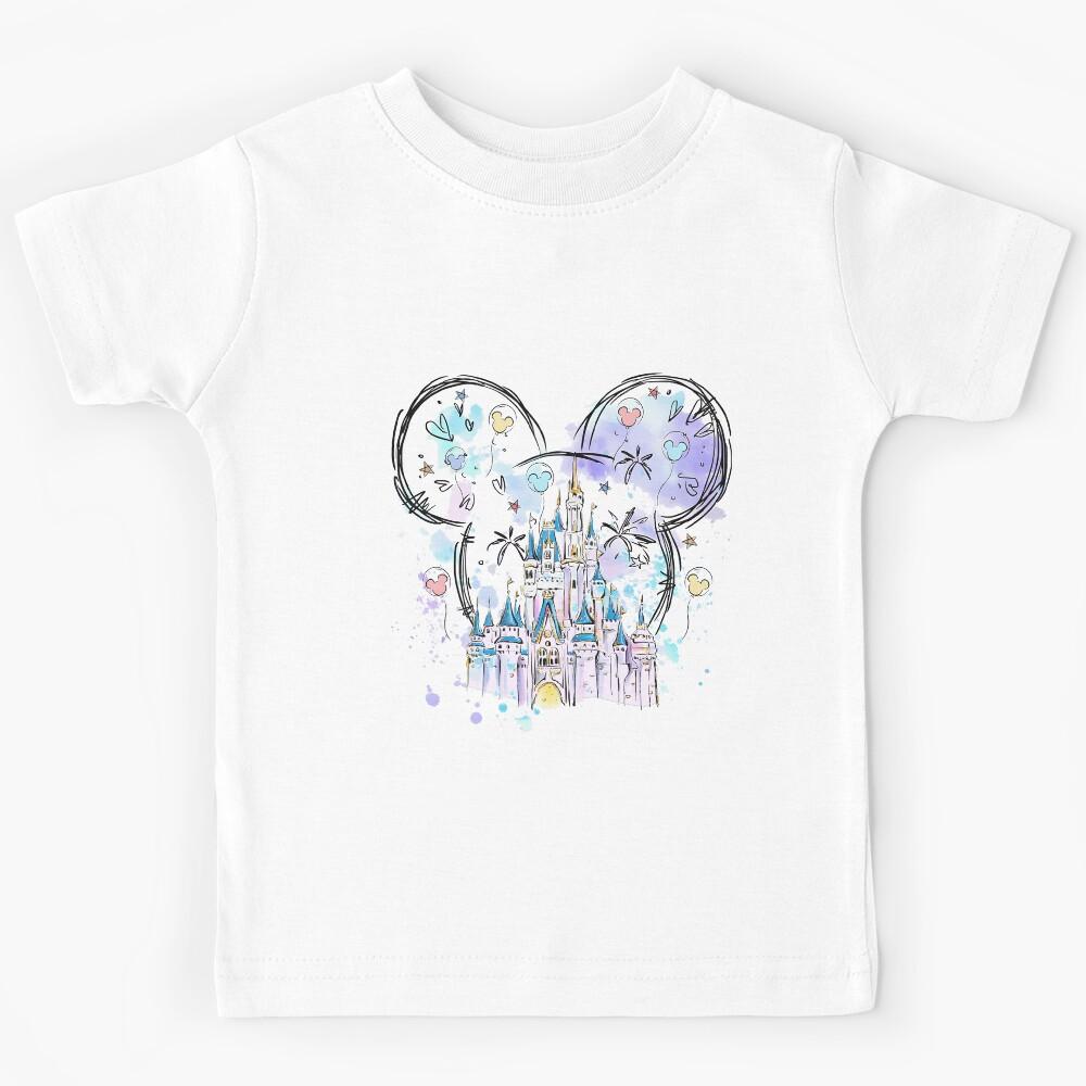 Mouse Ears and Castle Kids T-Shirt 130