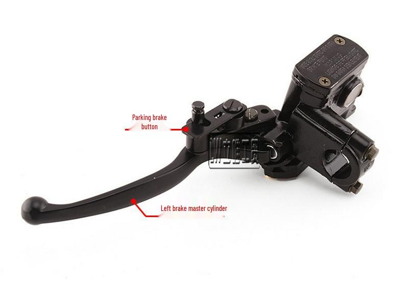 ATV Off-Road Motorcycle Hydraulic Brake Master Cylinder w/ Left & Right Handles, 50-250cc