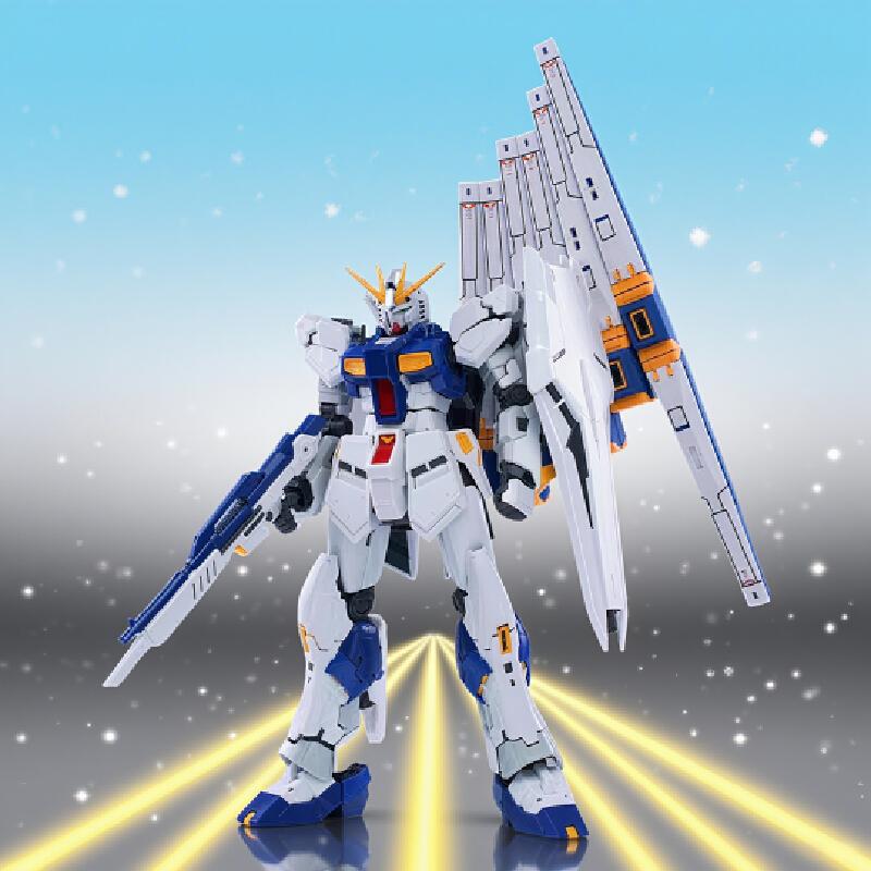 Rg 1/144 Rx-93 Nu Gudam Amuro Ray Assembly Model Kit Action Figurine Plastic Model Young Boys Game Toys Surprise Present Otaku Collection