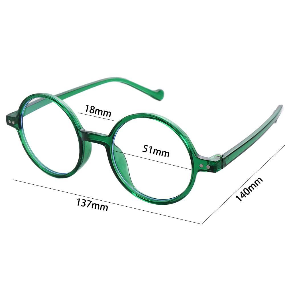 For Women Resin Hyperopia Eyewear Glasses Round Presbyopic Glasses Computer Glasses Reading Glasses