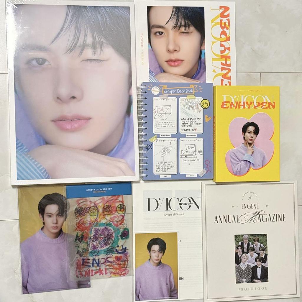[USED] ENHYPEN Heeseung dfesta DICON Photobook Binder