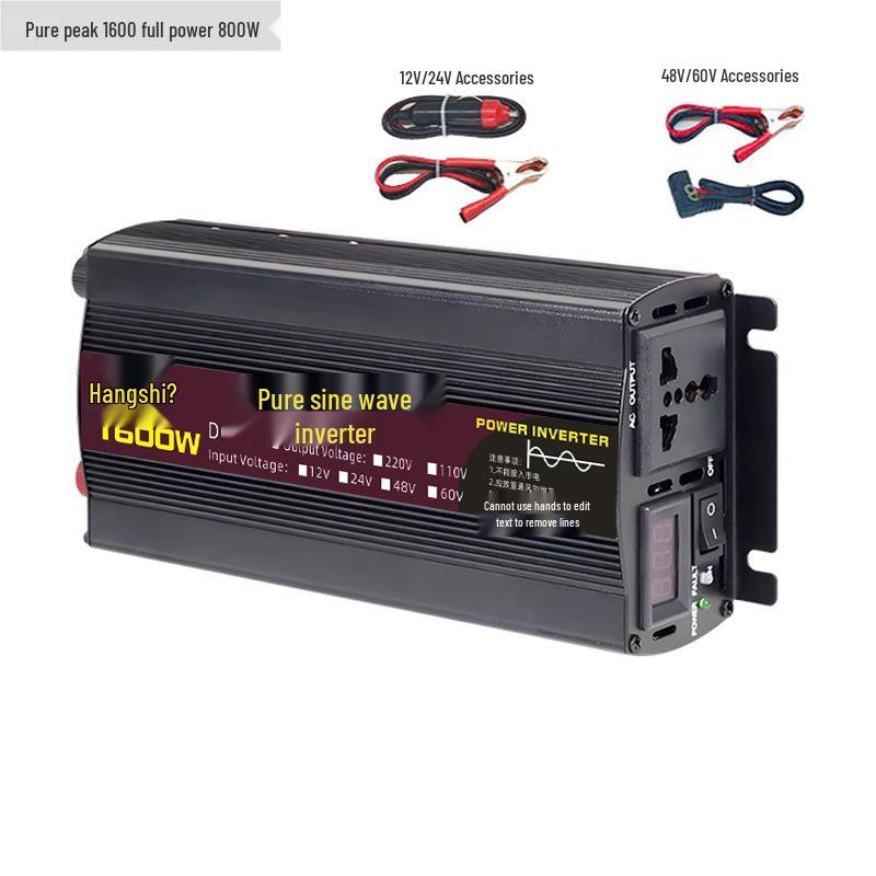 Car and Home Pure Sine Wave Inverter 12V/24V/48V/60V to 220V