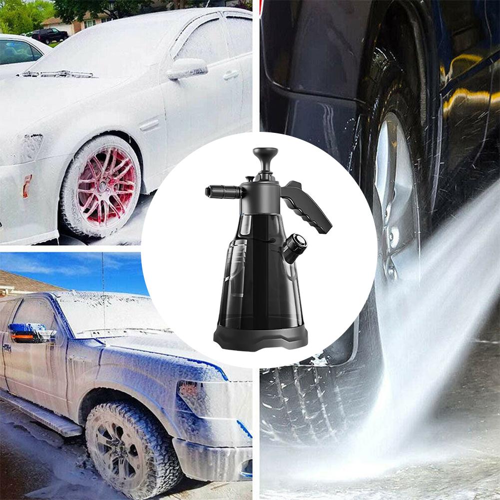 2.3L Hand Pump Foam Sprayer High Pressure Car Washing Hand-held Foam Spray Bottle Handheld Car Wash Spray Bottle for Car Washing