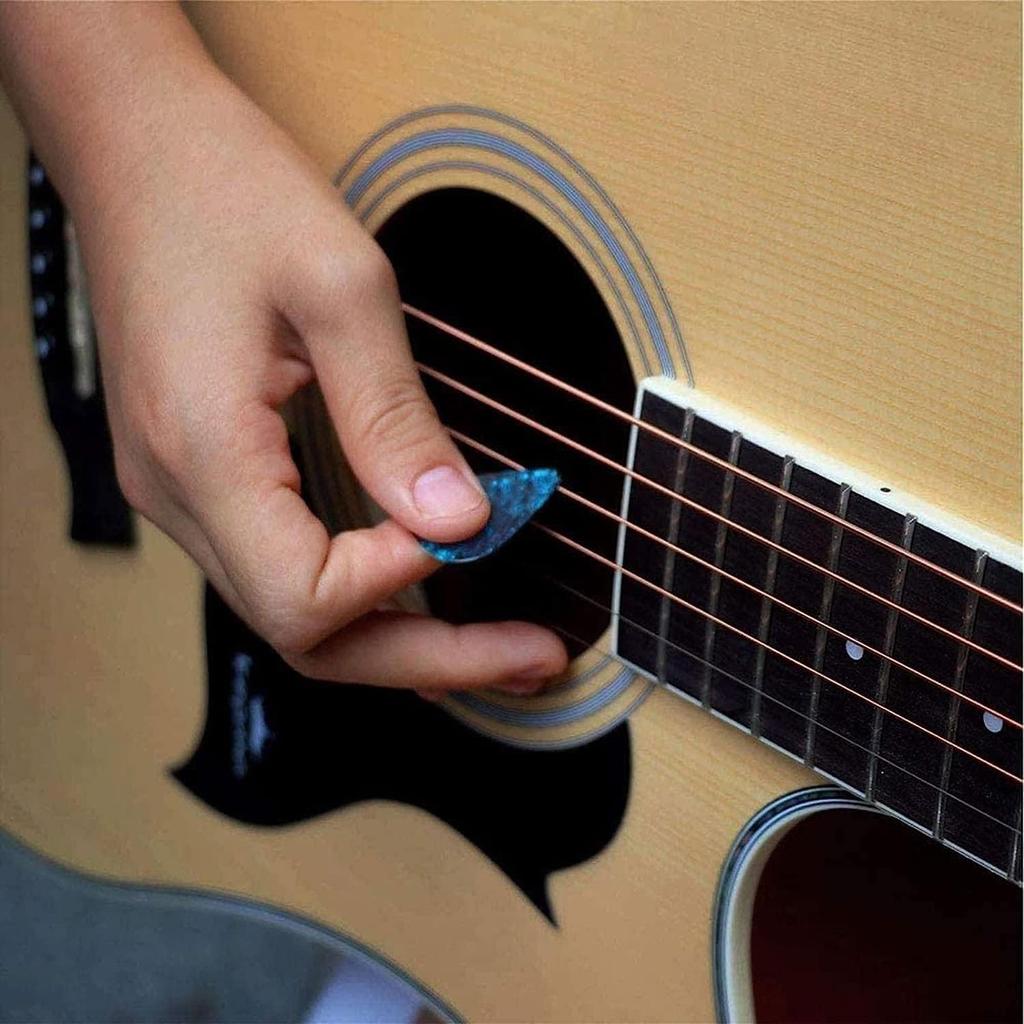 Guitar 20 Celluloid and Felt Picks for Extra Thick Gauge Picks, Pack, Guitar, Bass, Ukulele, Plectrum, Thin, Medium, Thick,