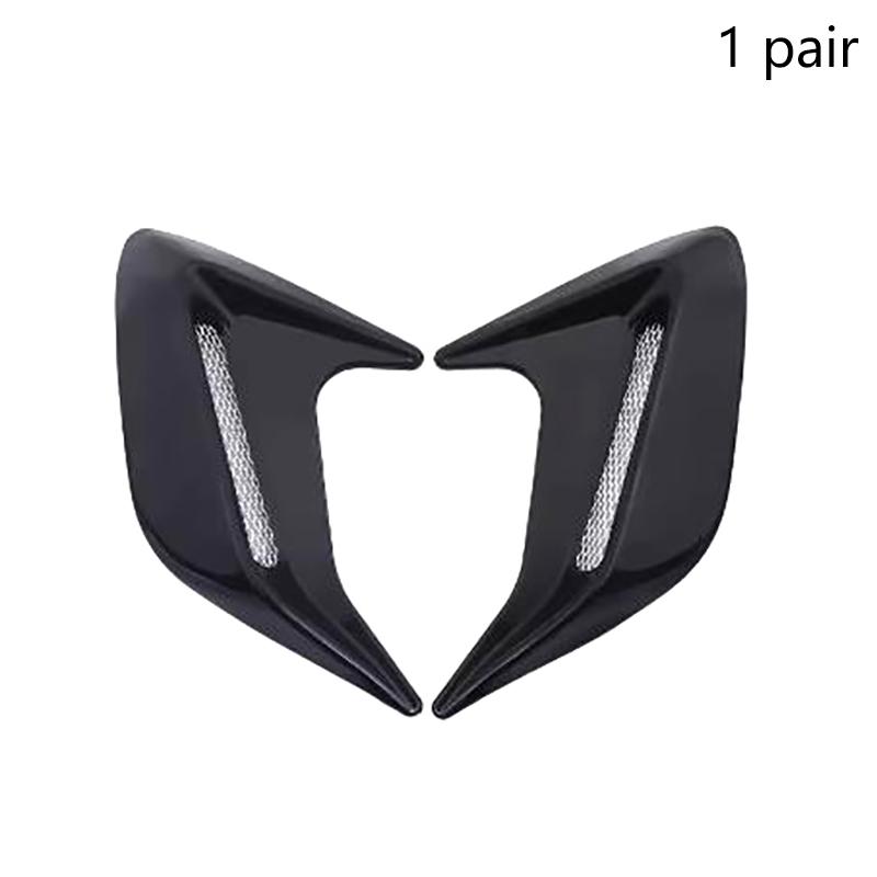 

2 шт. наклейки на боковые воздухозаборники автомобиля, модификация вентиляционной решетки, крышка бокового воздухозаборника, украшение капота, автомобильные аксессуары