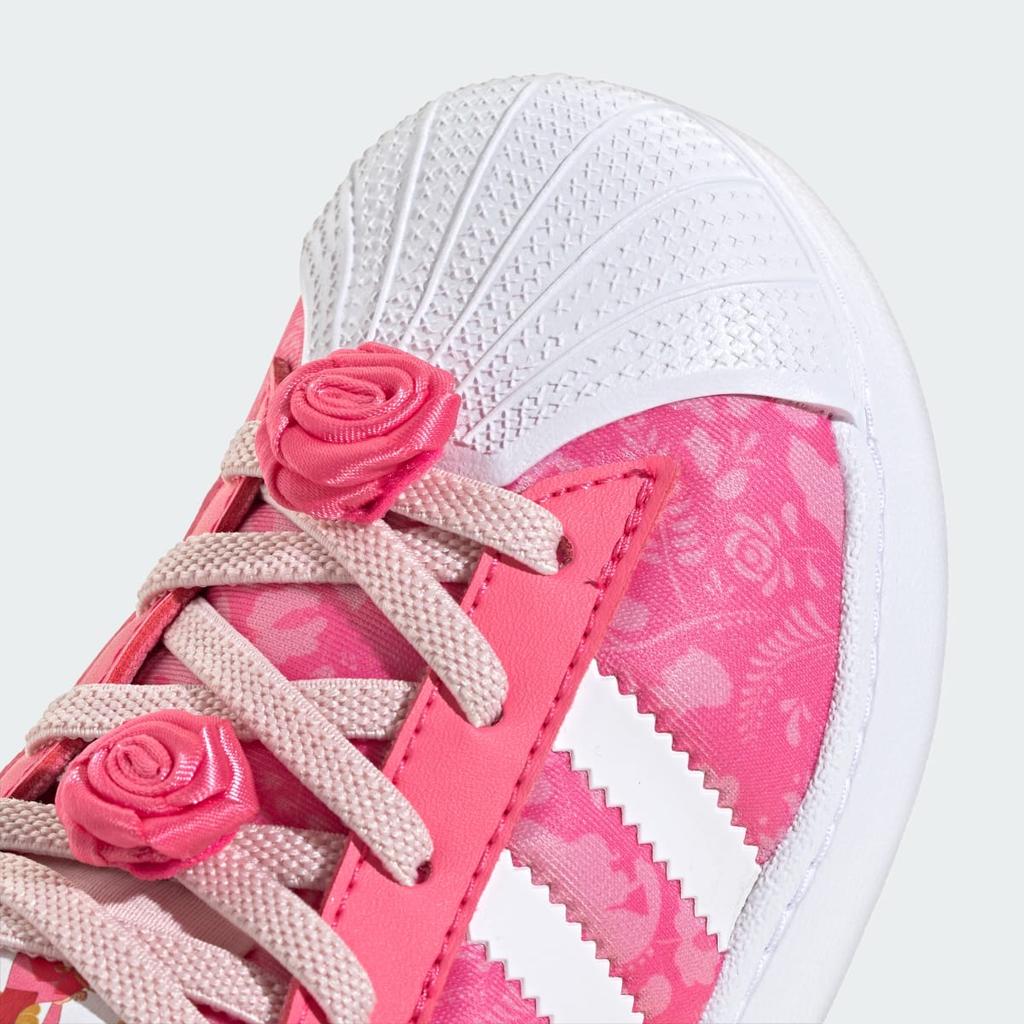 adidas Disney Princess SST QUICKON K KJ7490 Kids' Originals Sneakers Supplier Colour / Supplier Colour / Gold Metallic