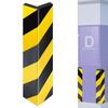 Heavy Duty Car Door Protector for Garage, Reflective Wall Guard Bumper with Self-Adhesive Foam Pad,Non-Slip Parking Cushion
