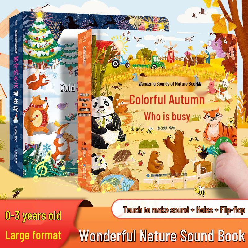 Wonderful Nature Sound Book: Early Education Picture Book for Babies and Toddlers 0-3 Years
