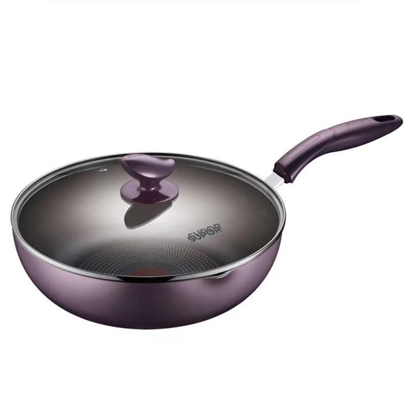 SUPOR Red Dot Non-stick Wok & Frying Pan
